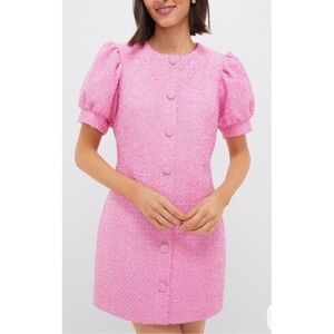 ⭐️NWT Tweed Pink Dress Hyacinth House Tuckernuck⭐️